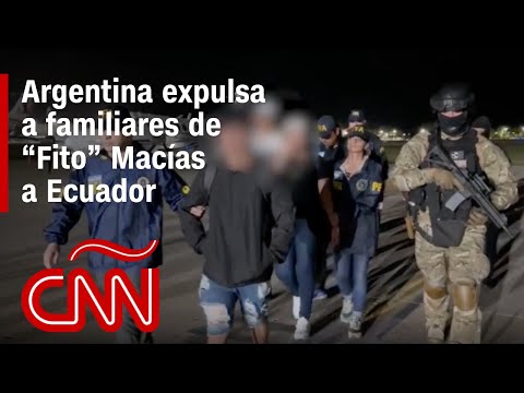 Familia de “Fito” Macías: así fue el operativo en Argentina para detenerla y deportarla a Ecuador