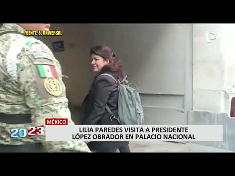 Lilia Paredes es captada ingresando a Palacio mexicano para reunirse con AMLO