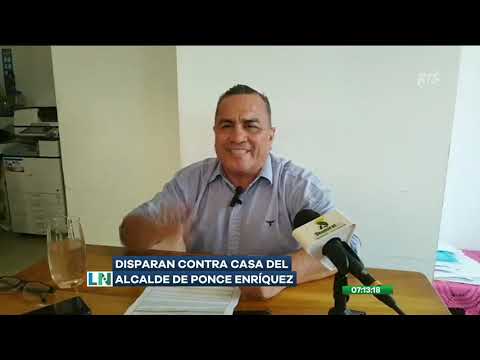 Alcalde del cantón Camilo Ponce Enríquez fue blanco de un atentado