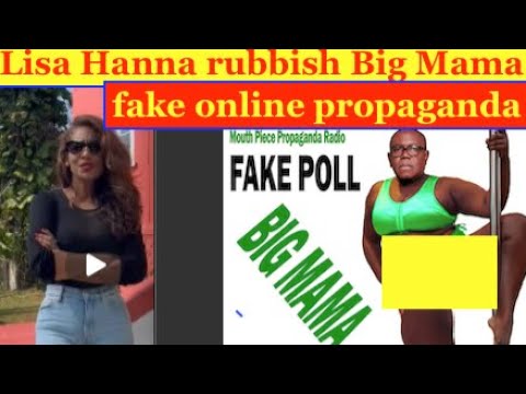 Lisa Hanna rubbish big Mama JLP fake online propaganda , trying to trick PNP voters