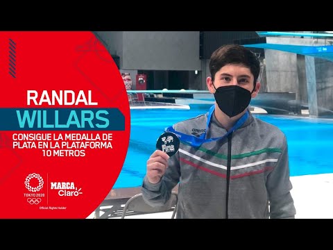 Randal Willars consigue la medalla de plata en la plataforma 10 metros | Clavados