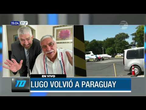 Fernando Lugo volvió a Paraguay
