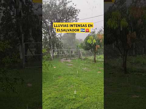 Lluvias intensas en El Salvador | Temporal Lluvioso