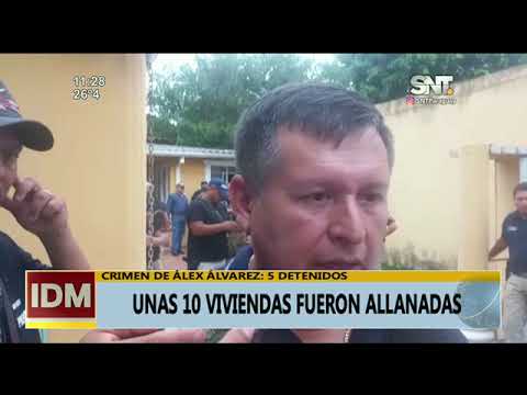 Crimen de Álex Álvarez: Cinco detenidos