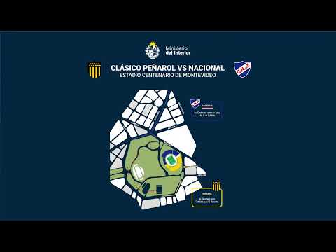 Operativo de seguridad por clásico de fútbol de verano en Montevideo