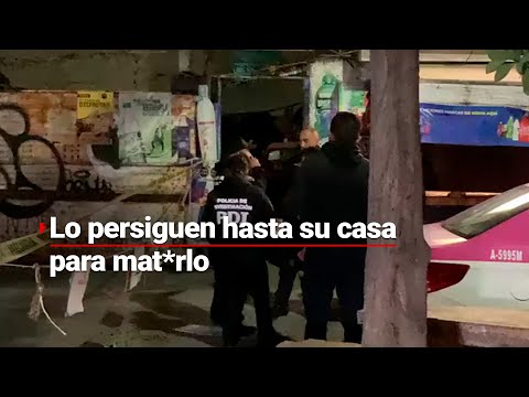 IMPACTANTE ESCENA | Le quitan la vida llegando a su casa; los asesin*os lo venían persiguiendo