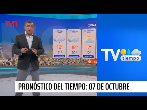 Pronóstico del tiempo: Lunes 7 de octubre 2024 | TV Tiempo