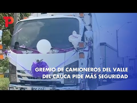 Gremio de camioneros del Valle del Cauca pide más seguridad | 09.04.2023 #TPNoticias