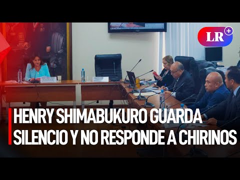 HENRY SHIMABUKURO se acoge al SILENCIO y no responde a preguntas de PATRICIA CHIRINOS | #LR