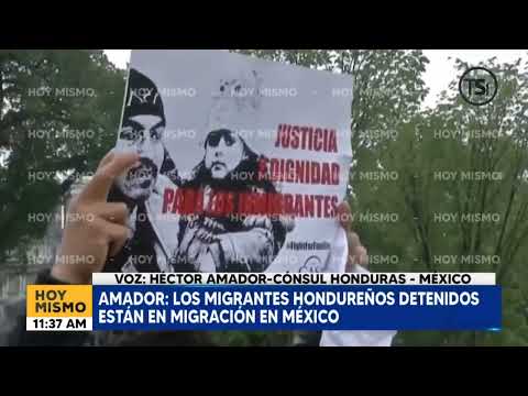 72 migrantes, entre ellos, hondureños, son detenidos en caravana de camionetas en México