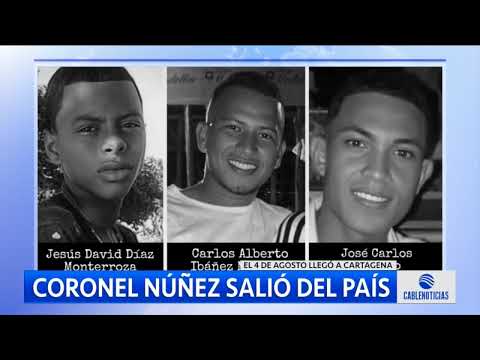 Coronel Núñez, señalado de asesinar a tres jóvenes, salió de Colombia hacia Panamá