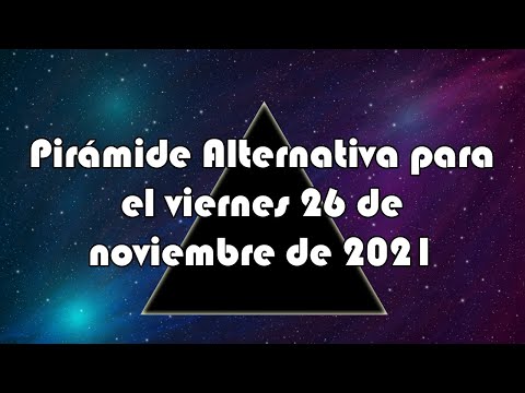 Lotería de Panamá - Pirámide Alternativa para el viernes 26 de noviembre de 2021