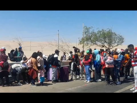 Indocumentados se encuentran varados en la frontera con Tacna y exigen entrar al Perú