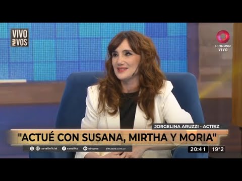 Jorgelina Aruzzi: “Me gusta ser actriz porque disfruto jugar”