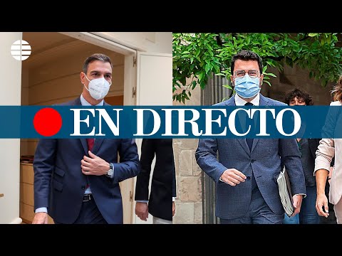 DIRECTO BARCELONA | Pere Aragonès comparece tras su reunión con Pedro Sánchez