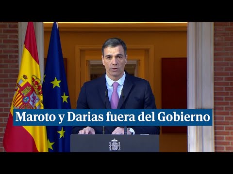 Sánchez limita su quinta crisis de Gobierno a la salida de Maroto y Darias sin tocar los ministerios