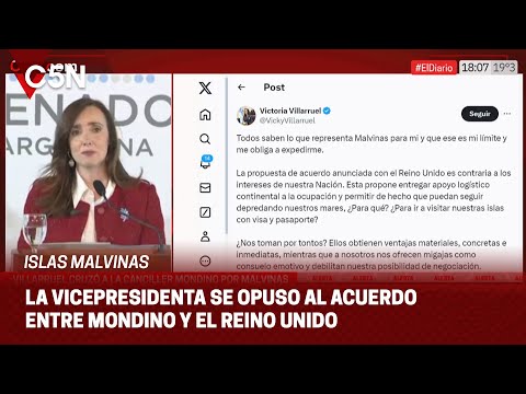 VICTORIA VILLARRUEL se distanció del ACUERDO con REINO UNIDO por MALVINAS: “¿Nos TOMAN por TONTOS?”