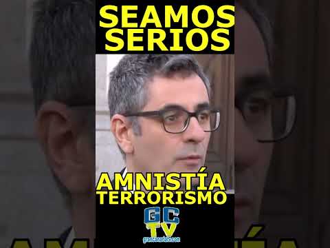 AMINISTÍA: El proceso independentista no es terrorismo Félix Bolaños #shorts