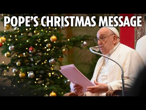 LIVE: Pope delivers his Christmas Day speech from St. Peter's Square