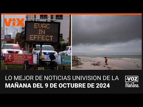 Lo mejor de Noticias Univision de la mañana | miércoles 9 de octubre de 2024