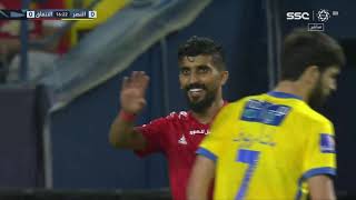 ملخص مباراة الاتفاق والنصر 1-0 – الجولة التاسعة