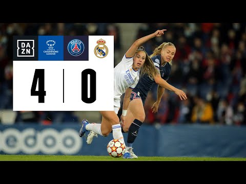 Paris Saint-Germain vs. Real Madrid (4-0) | Resumen y goles | UEFA Women's Champions League 2021-22