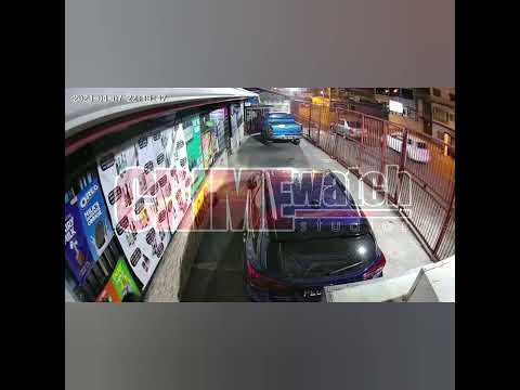 Cctv footage captures where the owner of Golden City Supermarket in San Juan was shot and killed
