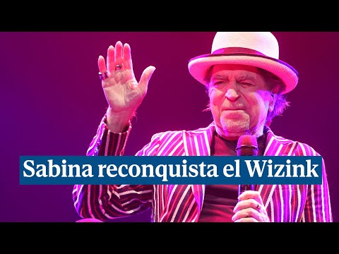 Gran ovación para Sabina en su reencuentro con el público en el Wizink Center de Madrid