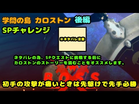 【レスレリ】 ネタバレ注意 ≪SPチャレンジ≫「学問の島 カロストン 呪われた本とアーランドの錬金術師　後編」 初手の攻撃が痛いなら先駆けで先手必勝