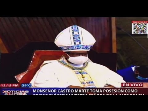 Monseñor Jesús Castro toma posesión como obispo de la diócesis Nuestra Señora de La Altagracia