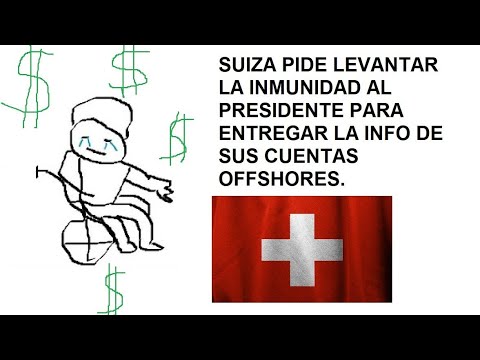 URGENTE, Suiza Pide levantar Inmunidad Al Presidente