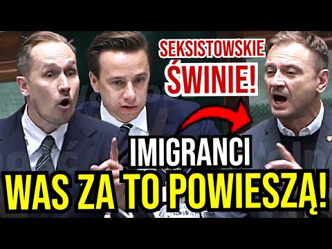 NITRAS, TY SƐKSlST0WSKA ŚWINIO! BOSAK Z BERKOWICZEM TOTALNIE ZMIAŻDŻYLI LEWACKĄ USTAWĘ!