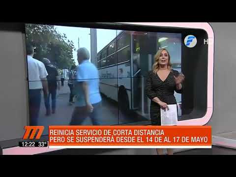 Dinatran suspenderá servicio de buses durante feriados de mayo