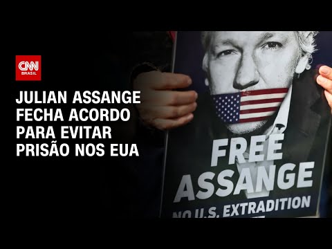 Julian Assange fecha acordo para evitar prisão nos EUA | CNN PRIME TIME