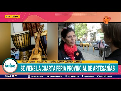 Feria provincial de artesanías en el Centro Cultural Córdoba