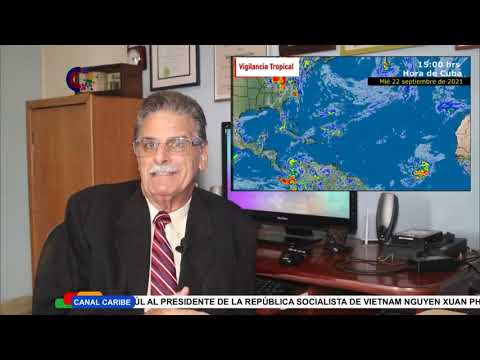 El Tiempo en el Caribe | Válido 21 de septiembre de 2021 - Pronóstico Dr. José Rubiera desde Cuba