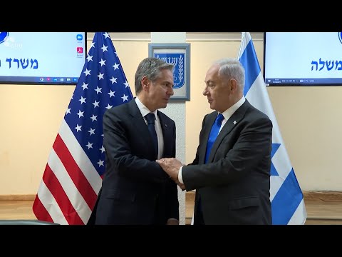Blinken garantiza su apoyo a Netanyahu durante su visita a Israel