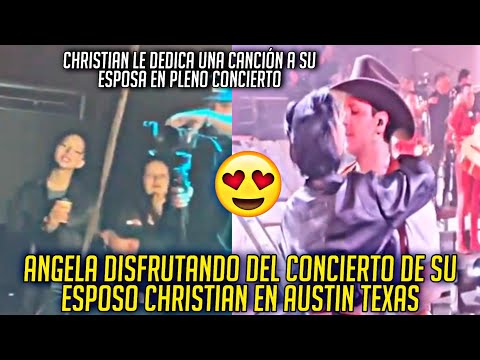 CHRISTIAN LE DEDICA ESTA CANCIÓN A SU ESPOSA ANGELA EN EL PLENO CONCIERTO EN AUSTIN TEXAS