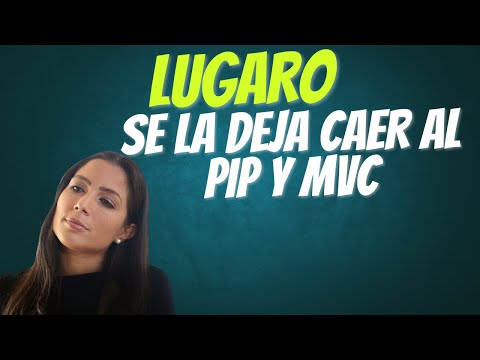 ALEXANDRA LUGARO SE LA DEJA CAER AL PIP Y MVC