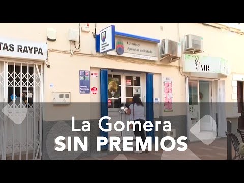 La Gomera se queda sin premios en el Sorteo de Navidad