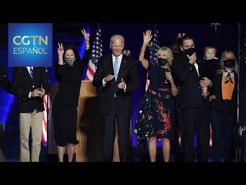 Biden y Harris pronuncian su discurso de victoria