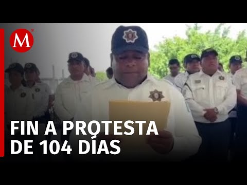 Policías en Campeche ponen fin a protesta de 104 días en el penal de San Francisco Kobén