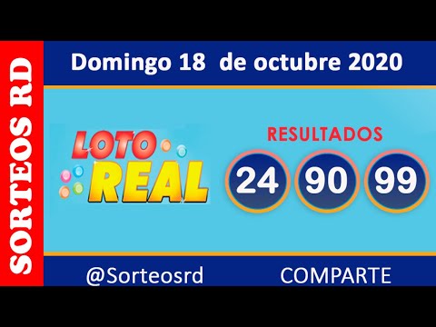 Loteria Real en VIVO   / Domingo 18 de octubre 2020