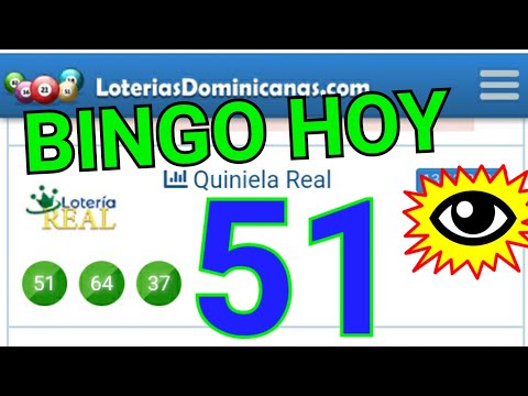 RESULTADOS de HOY..!! ((( 51 ))) BINGO HOY..! loteria REAL DE HOY..! Números reales 05 para hoy..!