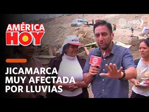 América Hoy: Pobladores de Jicamarca lo pierden todo tras huaico (HOY)