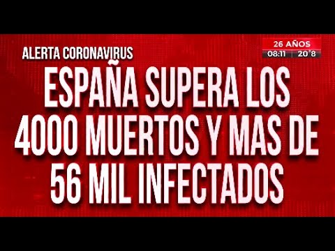 Alerta coronavirus | España supera los 4000 muertos