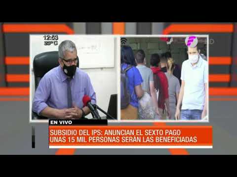 IPS anuncia sexto pago de subsidio a trabajadores con suspensión