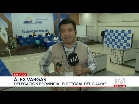 Este es el panorama en la Delegación Provincial Electoral del Guayas