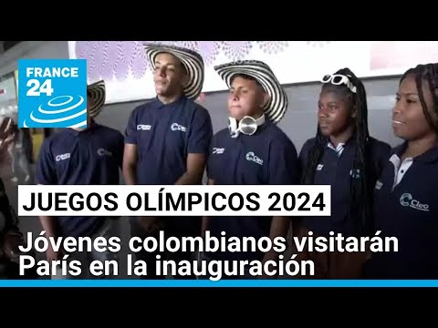 Jóvenes colombianos de barrios populares viajan a los Juegos Olímpicos de París • FRANCE 24 Español