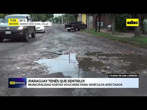 De no creer: San Lorenzo sortea vouchers para vehículos dañados por sus baches